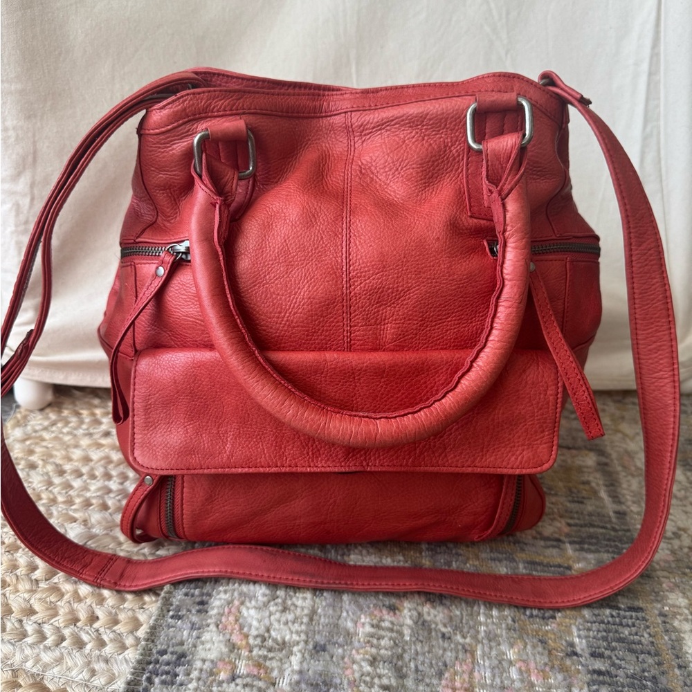 Hannah Small Leather Satchel Bag